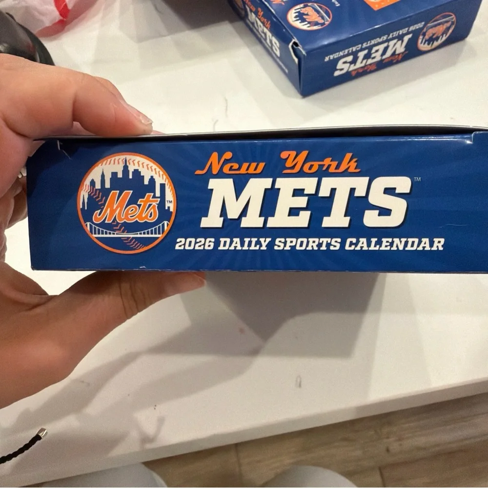 New York Mets 2026 Sports Calendar - Blue and Orange